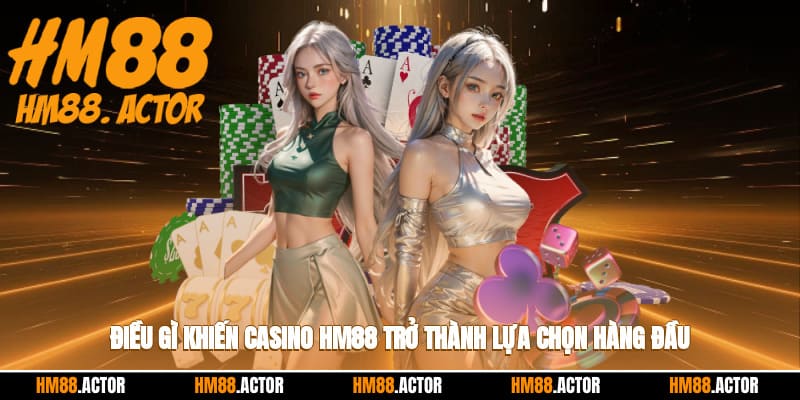  Khám phá không gian casino vượt trội tại HM88 