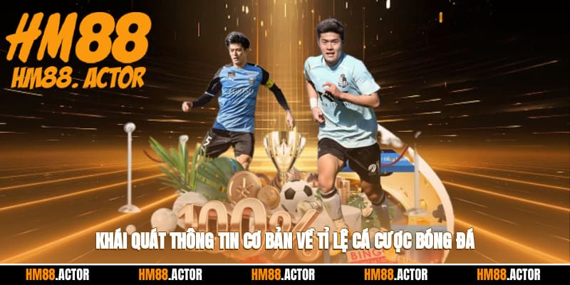 Khái quát thông tin cơ bản về tỉ lệ cá cược bóng đá